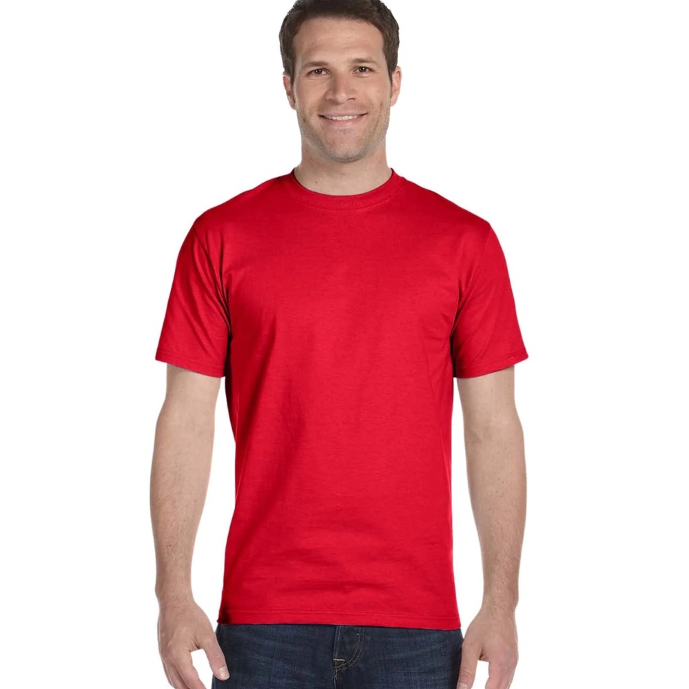 NWT Red Athletic Sport Crew Neck Classic T Shirt